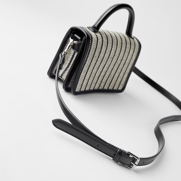 Zara woven exterior crossbody bag - Picture 2 of 5